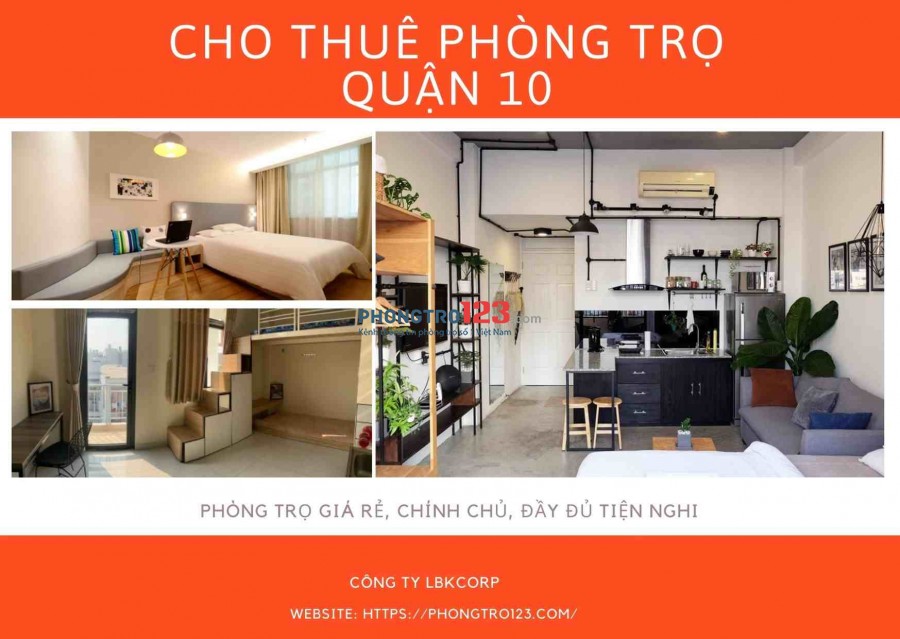 Phòng trọ quận 10 tphcm - phongtro123